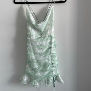 Green dress from new beginnings